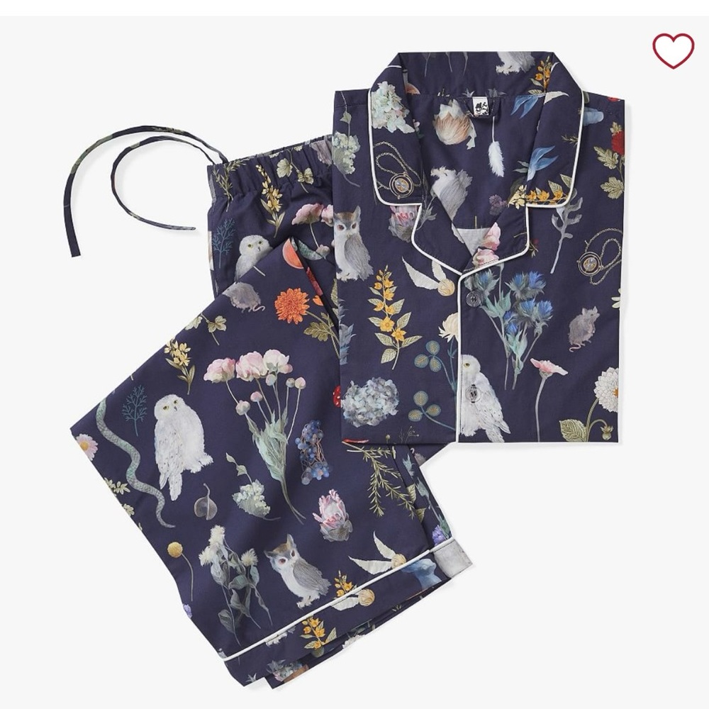 Pottery Barn Teen - Herbology Loose Fit Percale Pajama Set